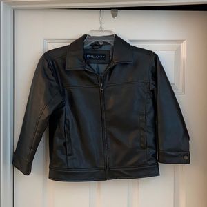 “Leather” jacket black size 2